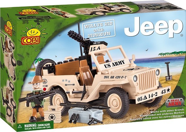 24113 - Desert Jeep Willys MB with minigun