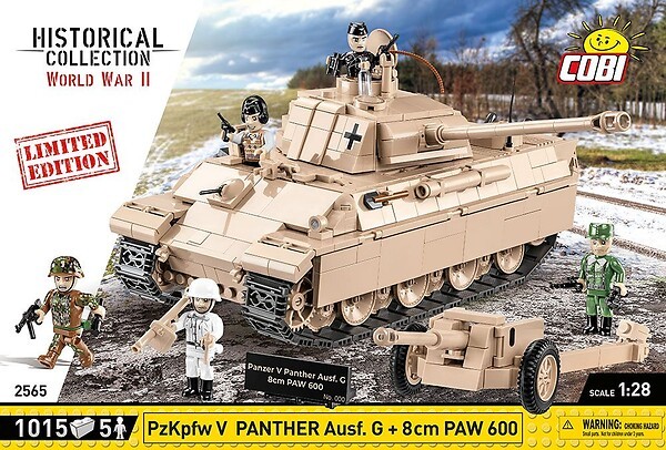 2565 - PzKpfw V Panther Ausf. G + 8 cm PAW 600 - Limited Edition