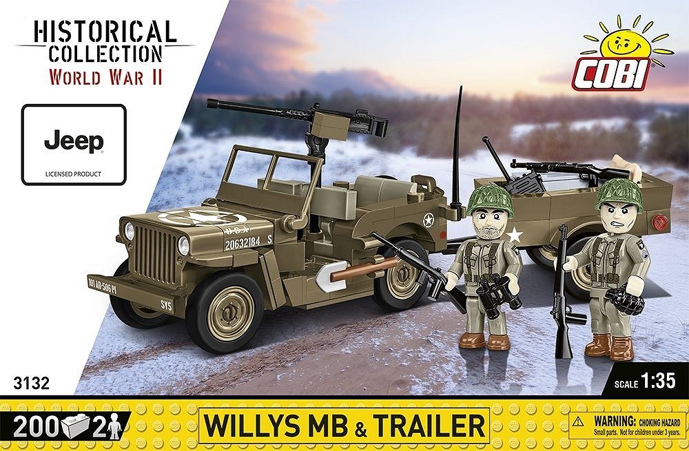 3132 - Willys MB & Trailer