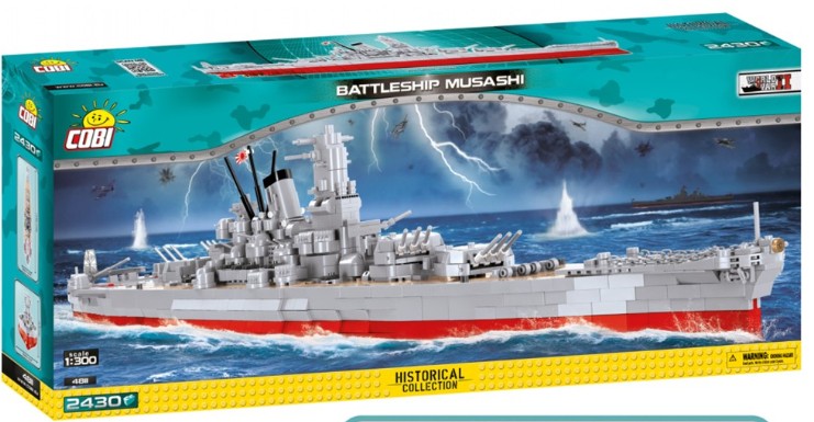Cobi Musashi 4811 /Bricks/Warship/Kriegsschiff/Schlachtschiff/Battleship 
