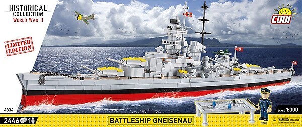 4834 - Battleship Gneisenau -Limited edition photo