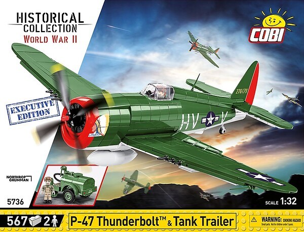 5736 - P-47 Thunderbolt & Tank Trailer - Executive Edition photo
